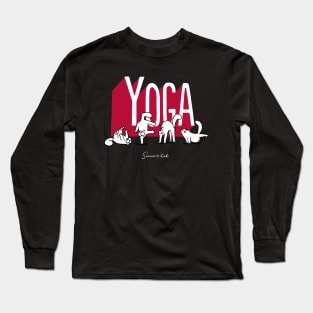 yoga Simon's Cat. Long Sleeve T-Shirt